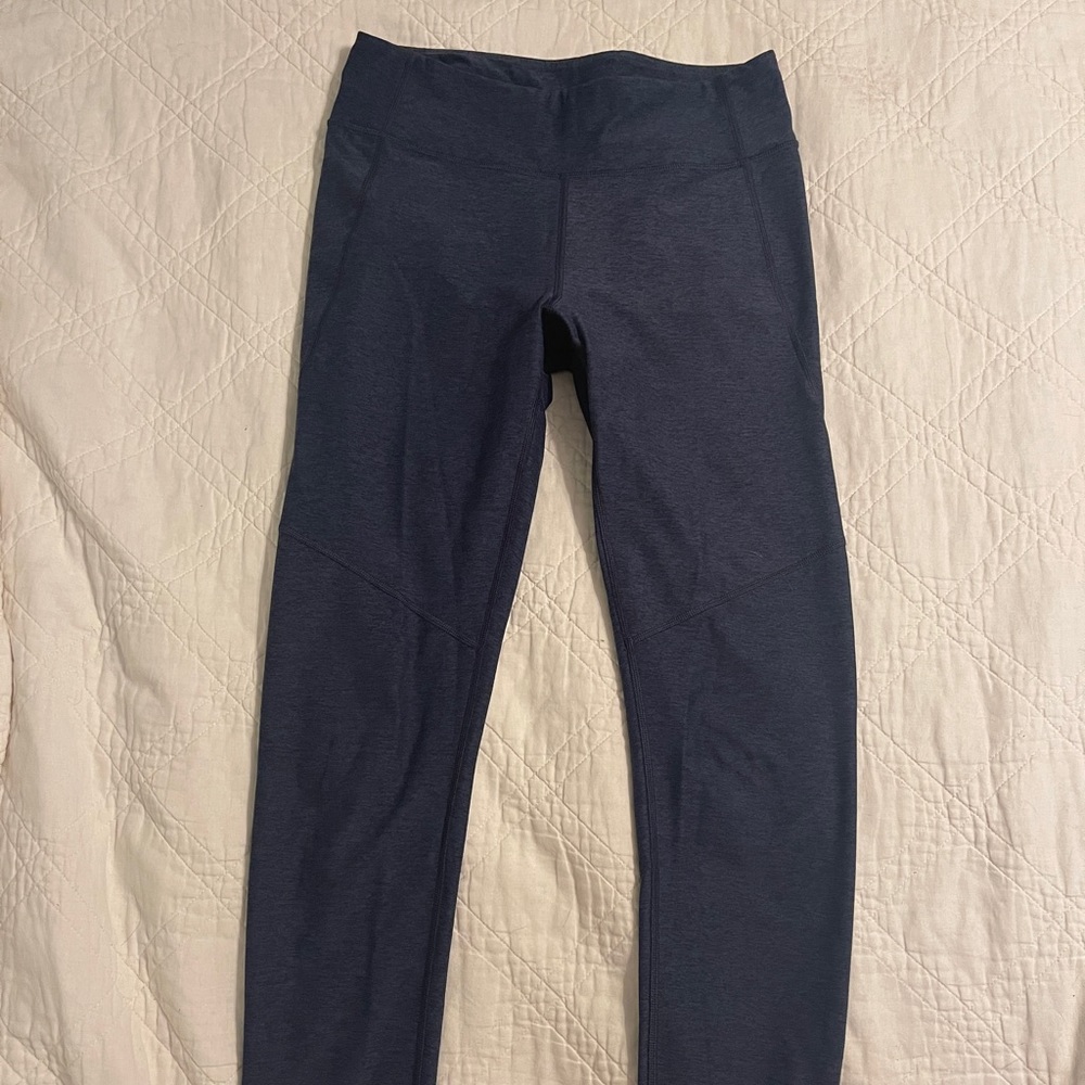 Outdoor Voices Navy 7/8 Compressive Leggings
